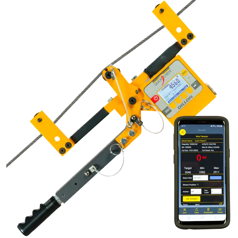 QuickCheck-T Bluetooth Cable Tension Meter